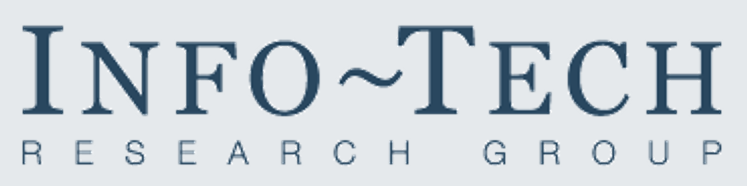 Logo for 'Info-Tech Research Group'.