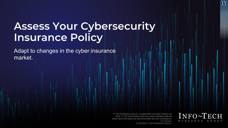 Assess Your Cybersecurity Insurance Policy