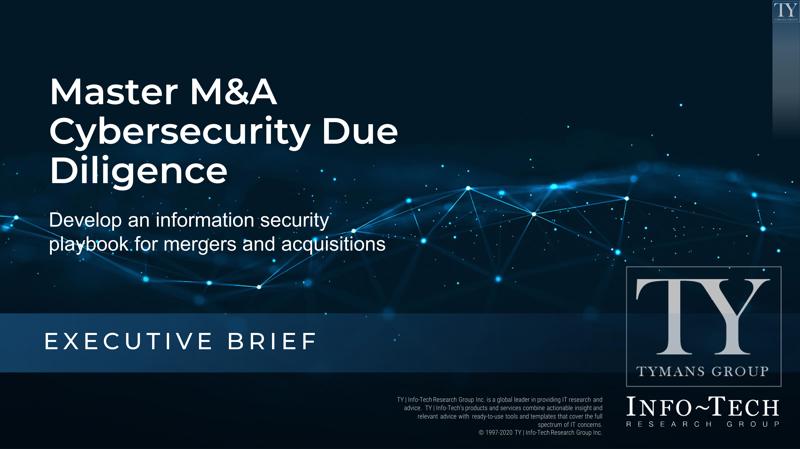 Master M&A Cybersecurity Due Diligence