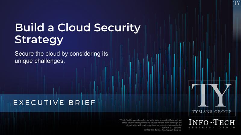 Build a Cloud Security Strategy