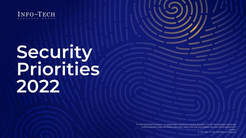 Security Priorities 2022