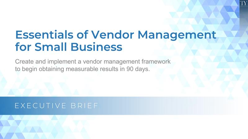 Essentials of Vendor Management for Small Business